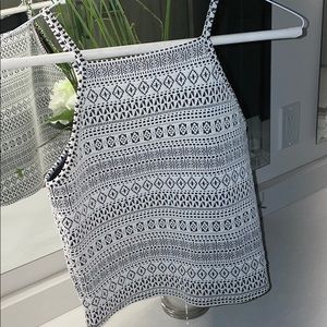 Garage tank top patterned